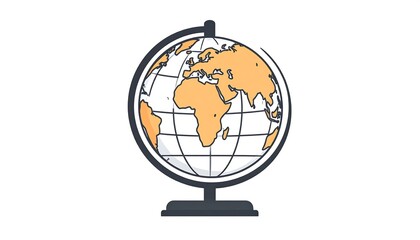 World Globe Educational Tool.