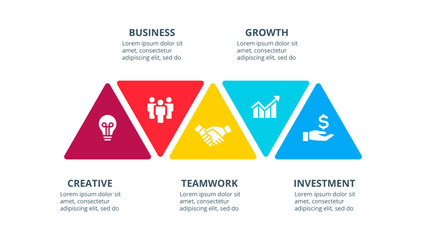Business Infographic Set &mdash; Success Finance and Data Visualization Concept