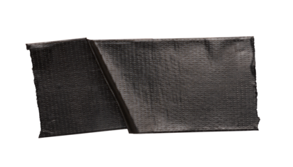 Realistic black tape PNG isolated on a transparent background, black scotch sticky tapes isolated on a white background.