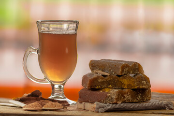 Traditional Colombian drink made from panela and lemon Colombian culture