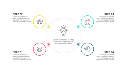 Business Infographic Set &mdash; Success Finance and Data Visualization Concept