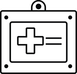 Obraz premium Finance and Banking Outline Icons Set