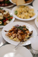 grilled chicken with vegetables