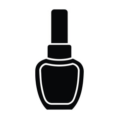 nail polish bottle icon vector illustration