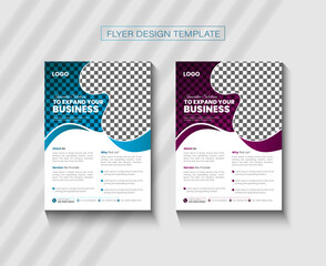 Abstract Business Flyer Template, Creative Design for Business Flyer
