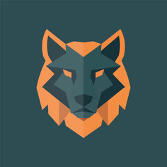 vector illustration of a wolf