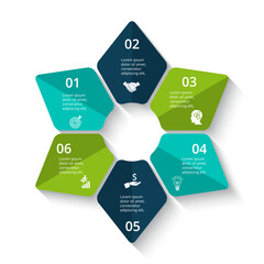 Business Infographic Set — Success Finance and Data Visualization Concepts