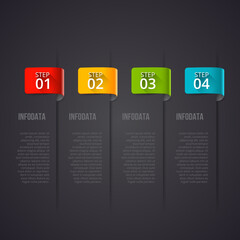 Business Infographic Set &mdash; Success Finance and Data Visualization Concepts