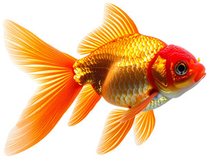 Goldfish isolated PNG