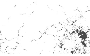 Abstract grunge cracked concrete wall distressed texture background.crack wall texture on a white background isolated