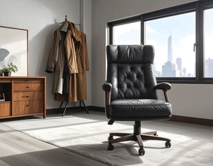 Modern Office Chair in a Stylish Room.