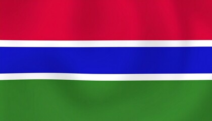 Celebrate nature and peace with The Gambia’s flag—where vibrant stripes and symbolic colors reflect unity, resilience, and national pride.
