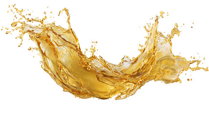 Lubricant Motor Oil Splash isolated on transparent background Remove png