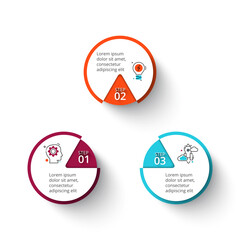 Business Infographic Set — Success Finance and Data Visualization Concepts