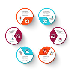 Business Infographic Set — Success Finance and Data Visualization Concepts