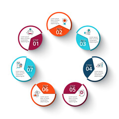 Business Infographic Set — Success Finance and Data Visualization Concepts