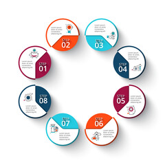 Business Infographic Set — Success Finance and Data Visualization Concepts