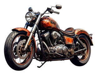 Motorbike PNG cutout  