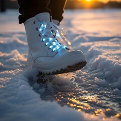 Winter Festival Icons: Photorealistic Celebrations of Light, Music, and Snow