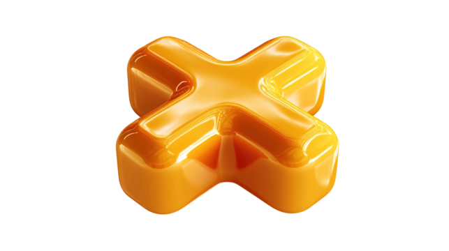 red cross button 3d icon in cartoon plastic style minimal isolated on transparent white background