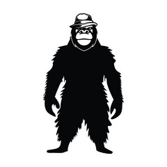 Black Lion Head Vector Illustration