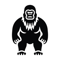 Black Lion Head Vector Illustration