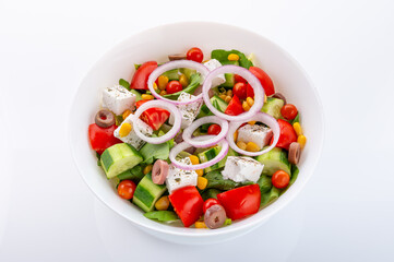 green healthy salad 