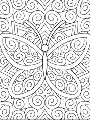 Bold Easy Mandala Coloring Pages 