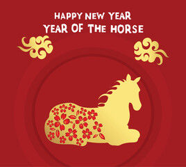 Happy Chinese New Year Lunar New Year 2026 Year of the Horse

