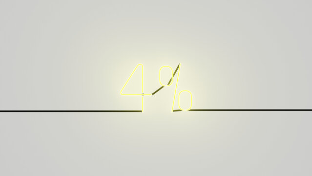 4% ne&oacute;n amarillo alfa.