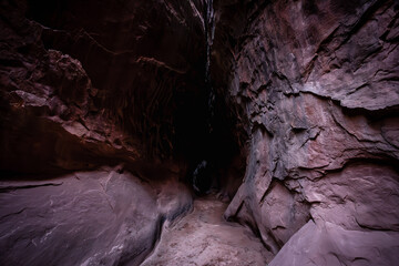 Entrance of the Void at Leprechaun Slot Canyon, Near Hanksville, Utah