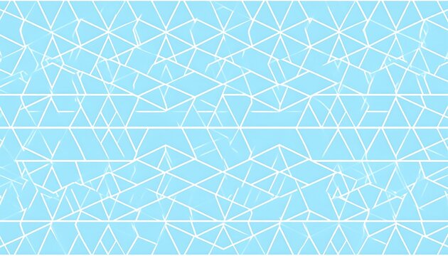 A light blue background featuring a geometric pattern of intersecting white lines, forming a complex network of triangles and shapes - Powered by Adobe