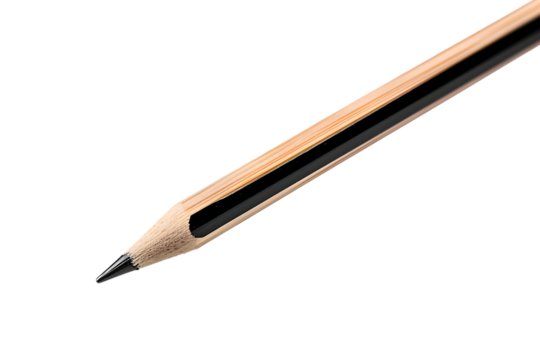 Sharp pencil ready for sketching ideas, perfect for artists, writers, designers, and students creating art, drafting plans, or writing notes - Powered by Adobe