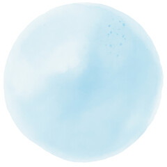 Obraz premium Deep Blue Watercolor Circle