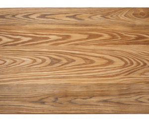 Closeup of a natural wood grain texture with warm brown and tan tones, showcasing intricate patterns and lines isolated on transparent background
