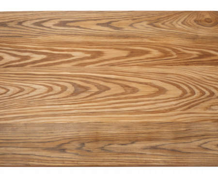 Closeup of a natural wood grain texture with warm brown and tan tones, showcasing intricate patterns and lines isolated on transparent background