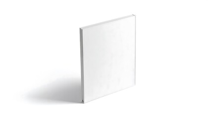 Blank Book Cover Mockup, Minimalist Design, Clean Presentation.