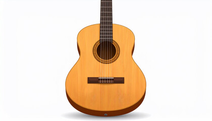Naklejka premium Classical Guitar Isolated