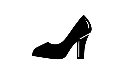 Elegant High Heel Shoe Illustration.