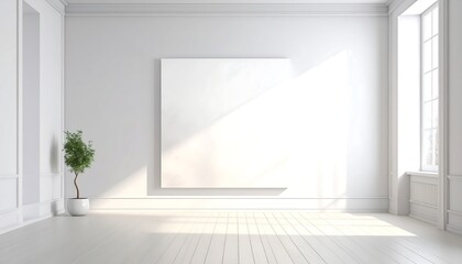 Fototapeta premium Modern Minimalist Interior Design.