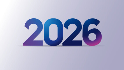 2026 gradient design isolated 