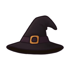 Halloween witch hat Illustration