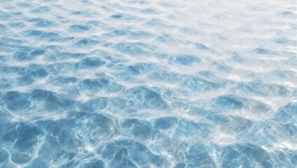 Obraz premium Abstract image of clear, rippling water surface with light refraction