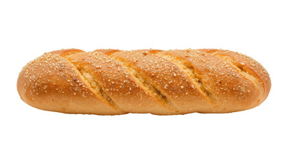 Golden Sesame Bread Loaf With Crusty Ridges for Bakery and Food Advertising.
