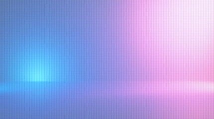 Blur color flare. Neon glow background. Bokeh radiance reflection. Defocused fluorescent blue pink light gleam on dark abstract overlay.