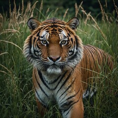 Fototapeta premium tiger in the jungle