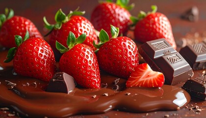 Delicious Strawberries and Chocolate.