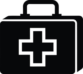 Emergency Medical Symbol Vector Graphic Emphasizing Healthcare Preparedness and First Aid Response, Modern Interpretation with Universal Healthcare Theme and Clear Typography