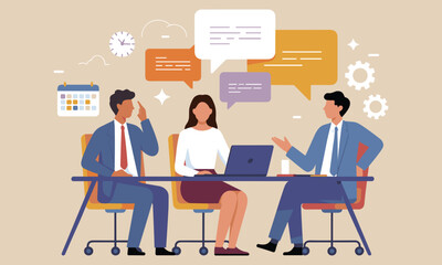 Business meeting collaboration teamwork discussion brainstorming