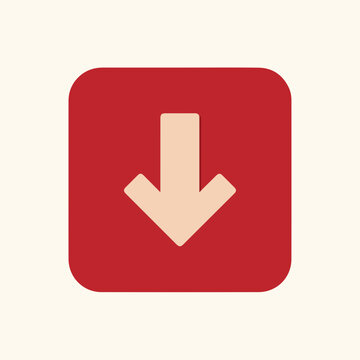 Large Solid Arrow Icon Vector Graphic
